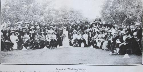 Wedding of Sergt. Major and Mrs Cates, 25th Jan 1912 Rawal Pindi
