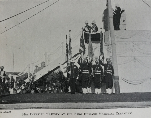The Imperial Majesty at the King Edward Memorial Ceremony