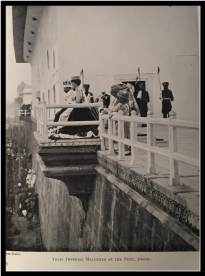 There Imperial Majesties at the Fort Delei